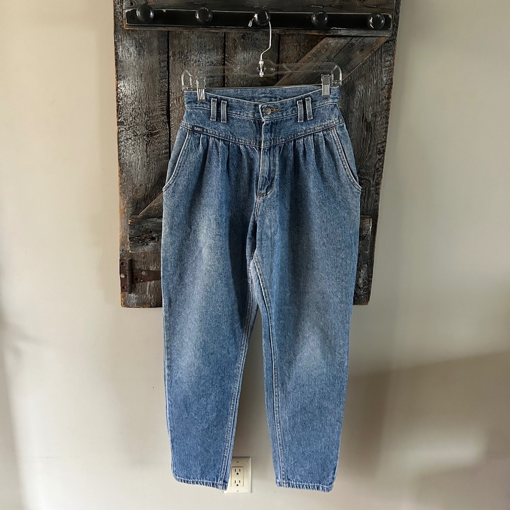 Women's Lee Vintage Front Pleated Stone Wash Jeans